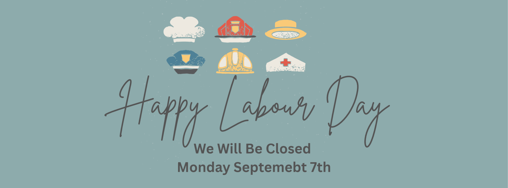 Teal Happy Labour Day Portrait Instagram Post (Facebook Cover)